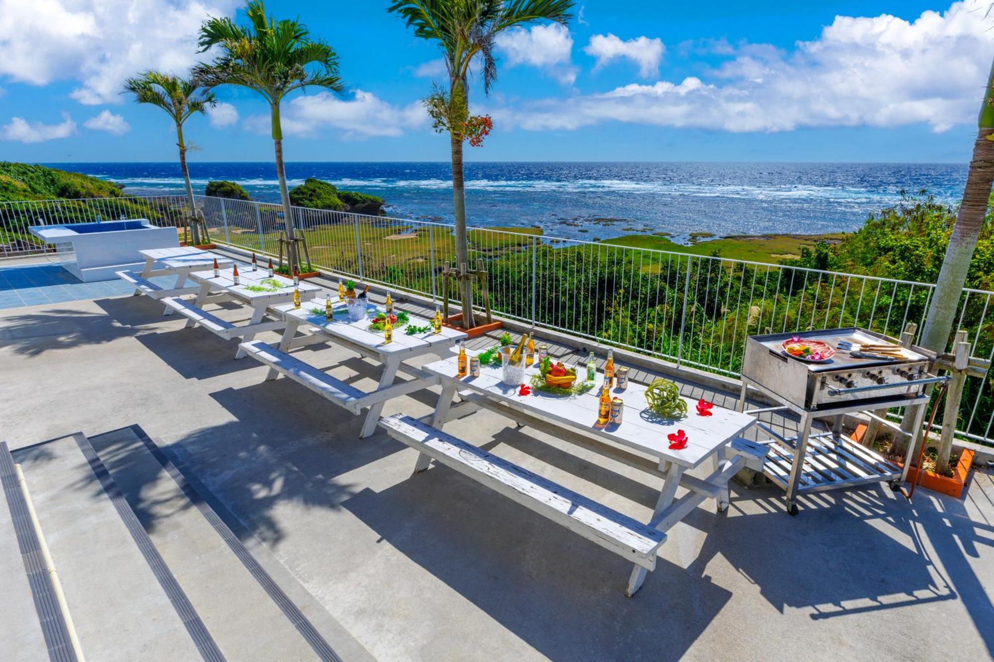 露天風呂付きオーシャンビュー カラオケ付き Bbq可 パーティ利用ok アトリエココ Villa Yaese Buitenkant foto