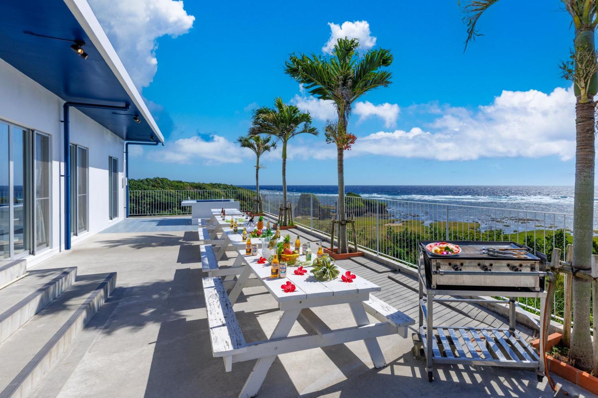 露天風呂付きオーシャンビュー カラオケ付き Bbq可 パーティ利用ok アトリエココ Villa Yaese Buitenkant foto