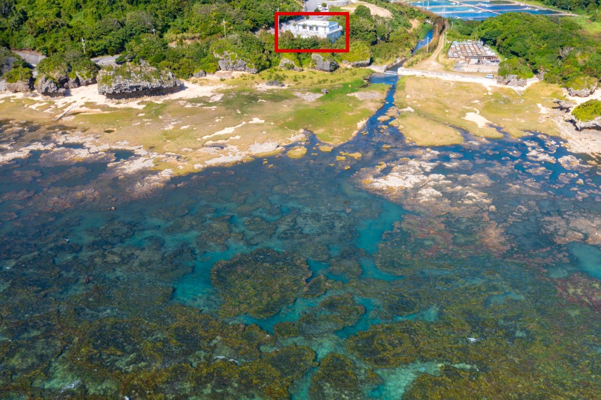 露天風呂付きオーシャンビュー カラオケ付き Bbq可 パーティ利用ok アトリエココ Villa Yaese Buitenkant foto